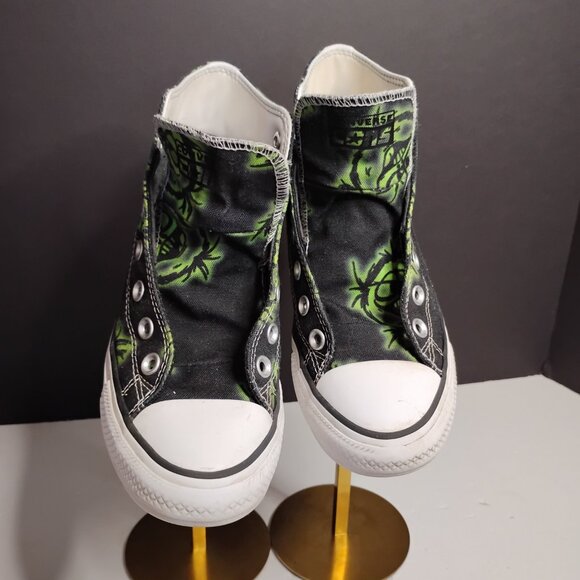 Converse Chuck Taylor All Star Pro 2000s Black & Green High Top Mens Size 5 - Picture 4 of 16